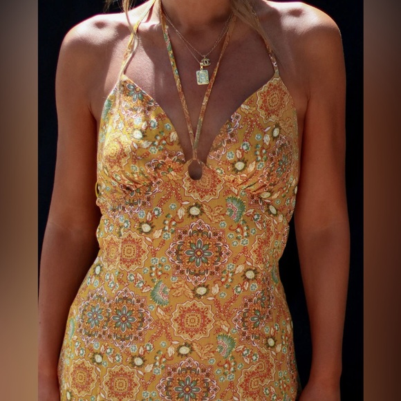 NWT VICI Ruisa Sleeveless Printed Maxi Dress |Size Large - Picture 3 of 3